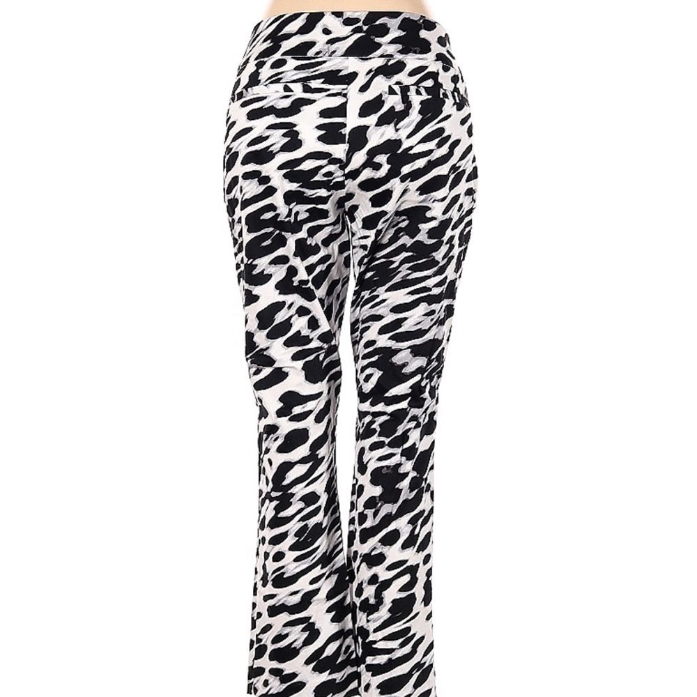New York and Company Black and White Cheetah Print Pants